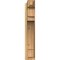 Ekena Millwork Merced Rough Sawn Craftsman Outlooker, Western Red Cedar, 6"W x 22"D x 34"H OUT06X22X34MRC04RWR - alternate 4
